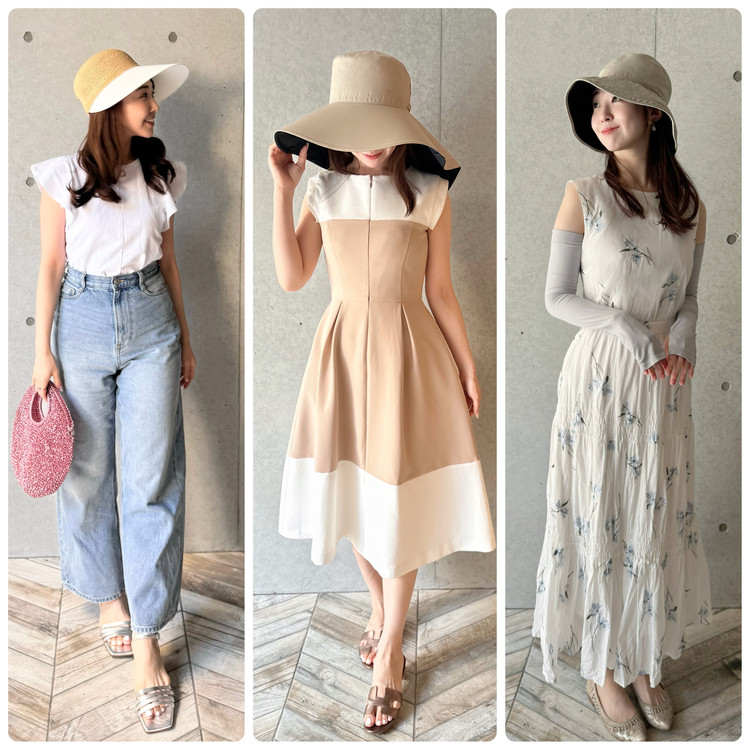 UVカット帽子】絶対焼けたくない私の