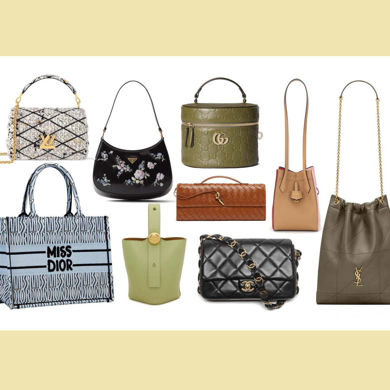 ディオール】不朽の名作バッグに遊び心をたっぷり秘めて【秋は“横長