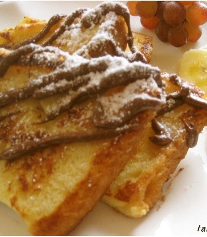 デザート♪フレンチトースト by taruto77 【クックパッド】 簡単