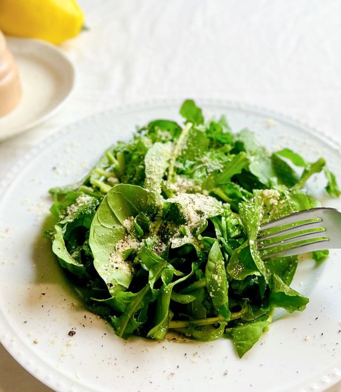 楽めし】ルッコラとチーズのサラダ by santababy 【クックパッド