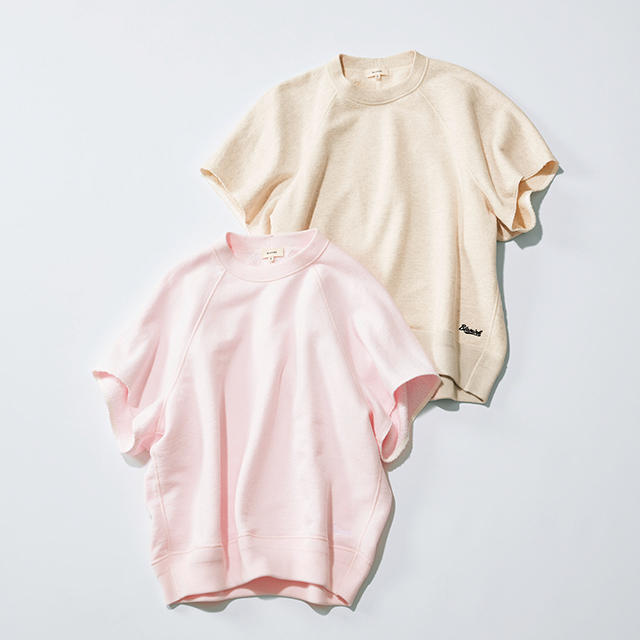 スタイリスト・徳原文子さんが選んだ、きれい色の「半袖スウェット」で