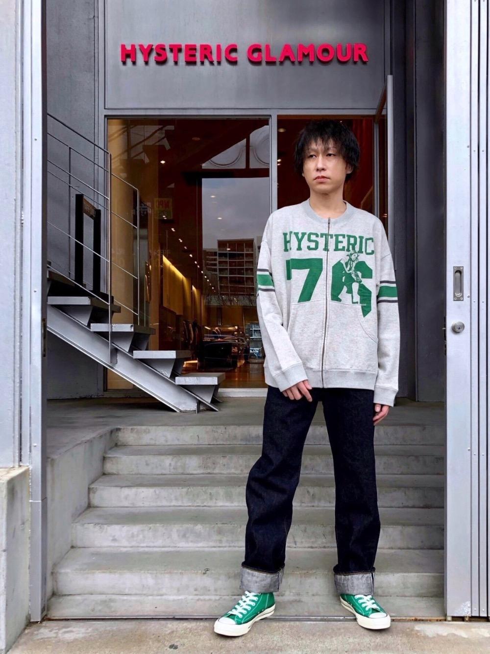 RYUのSTYLING | HYSTERIC GLAMOUR MEN | 172cm | HYSTERIC GLAMOUR