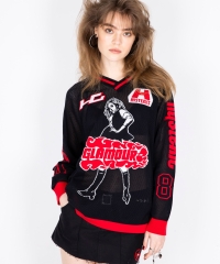 HYSTERIC84ジャカードメッシュ プルオーバー|HYSTERIC GLAMOUR WOMEN