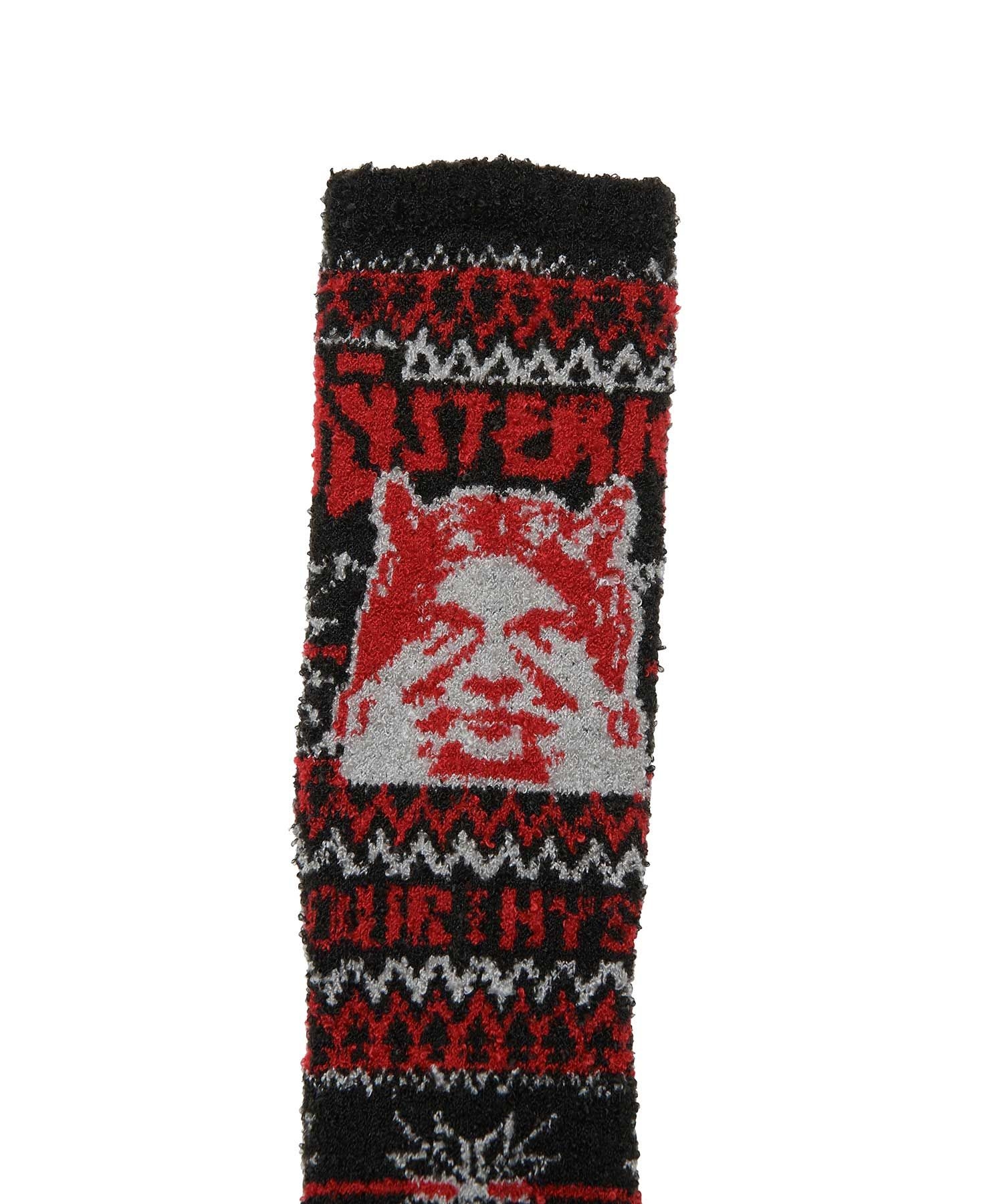 SEE NO EVIL ノルディック柄ソックス|HYSTERIC GLAMOUR WOMEN