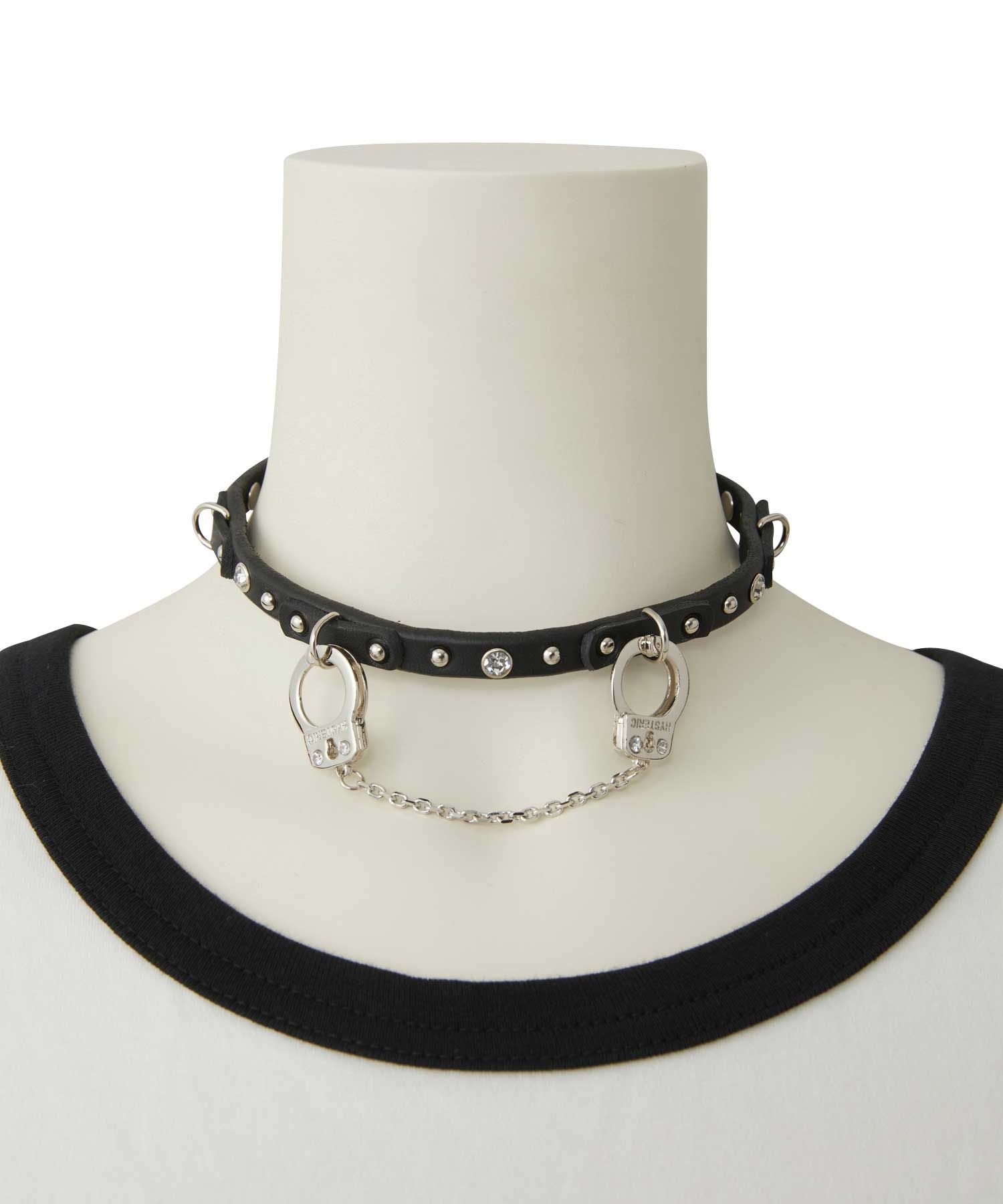 HANDCUFFS レザーチョーカー|HYSTERIC GLAMOUR WOMEN | HYSTERIC