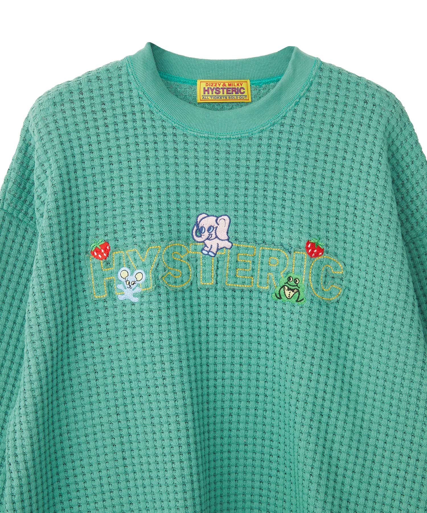 HYSTERIC HOMIES刺繍 オーバーサイズスウェット|HYSTERIC GLAMOUR