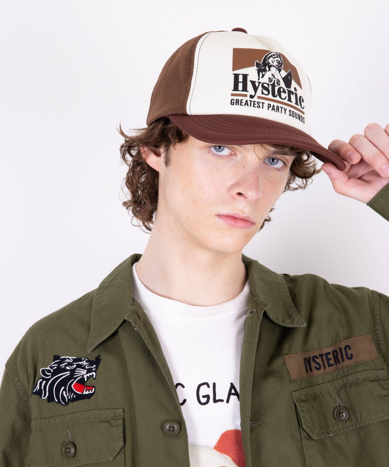 GUITAR GIRL メッシュキャップ|HYSTERIC GLAMOUR MEN | HYSTERIC