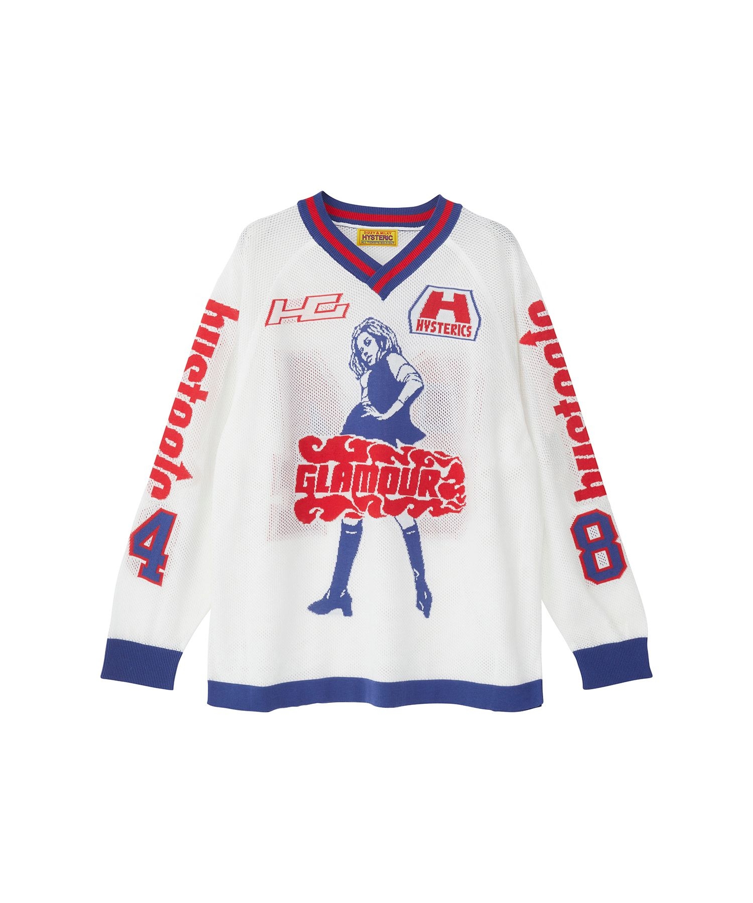 HYSTERIC84ジャカードメッシュ プルオーバー|HYSTERIC GLAMOUR WOMEN