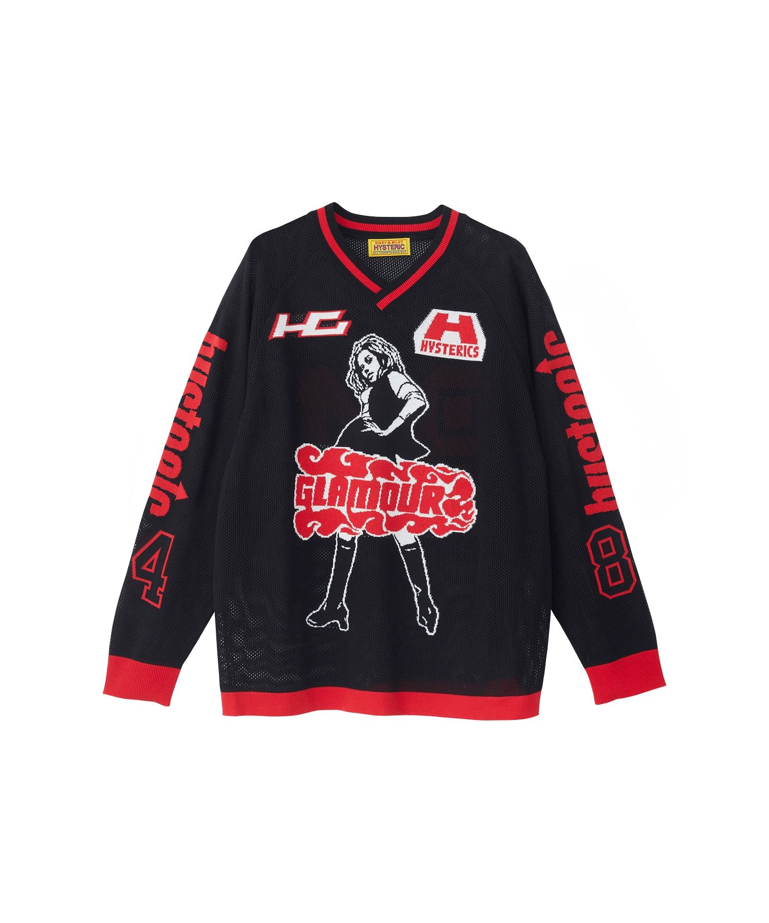 HYSTERIC84ジャカードメッシュ プルオーバー|HYSTERIC GLAMOUR WOMEN