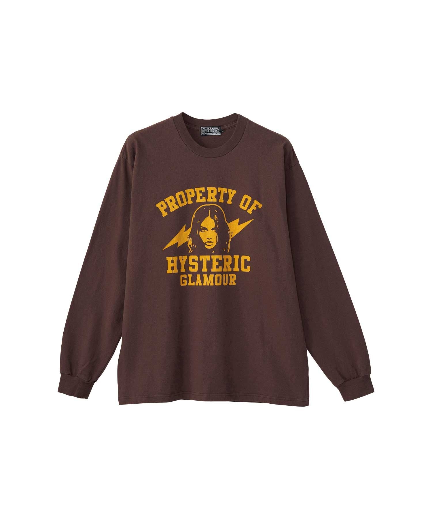 PROPERTY OF HYSTERIC Tシャツ|HYSTERIC GLAMOUR MEN | HYSTERIC