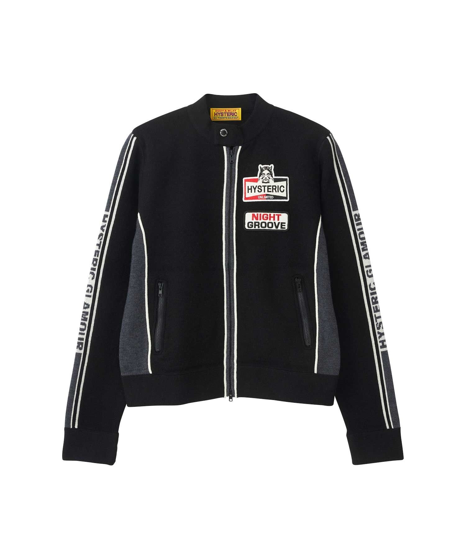 UNLIMITEDワッペン シングルライダース|HYSTERIC GLAMOUR WOMEN