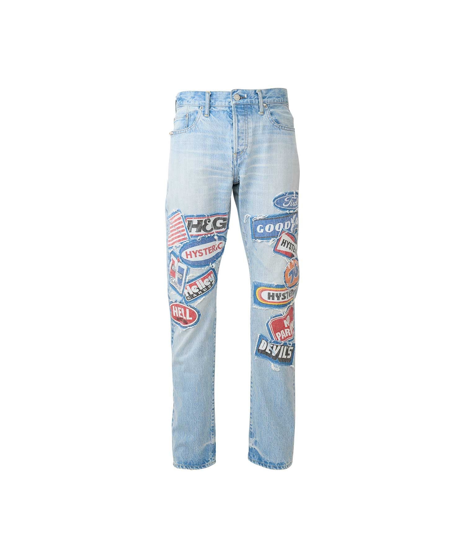 DPC加工 スリムストレートデニムパンツ|HYSTERIC GLAMOUR MEN