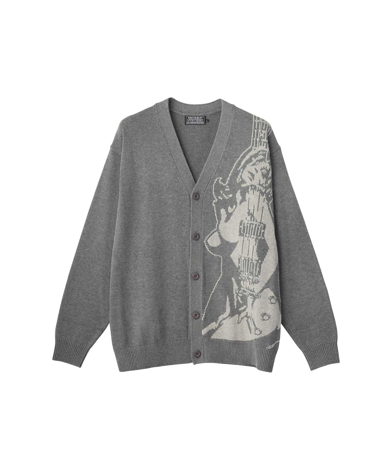 GUITAR GIRL編込 カーディガン|HYSTERIC GLAMOUR MEN | HYSTERIC
