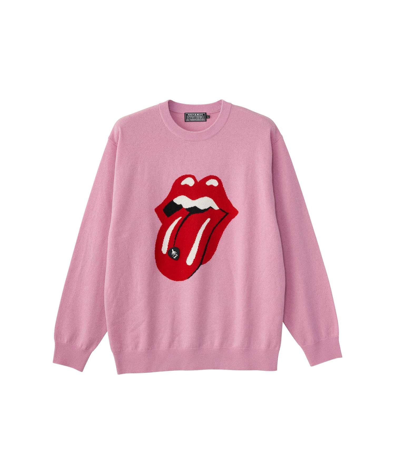 THE ROLLING STONES/TONGUE WITH PICKワッペン セーター|HYSTERIC