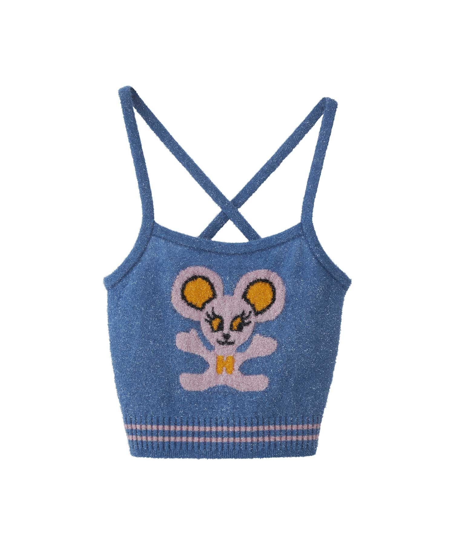 初期 ヒステリックグラマー '90 落書きウサギ ドクロ キャミソール Y2