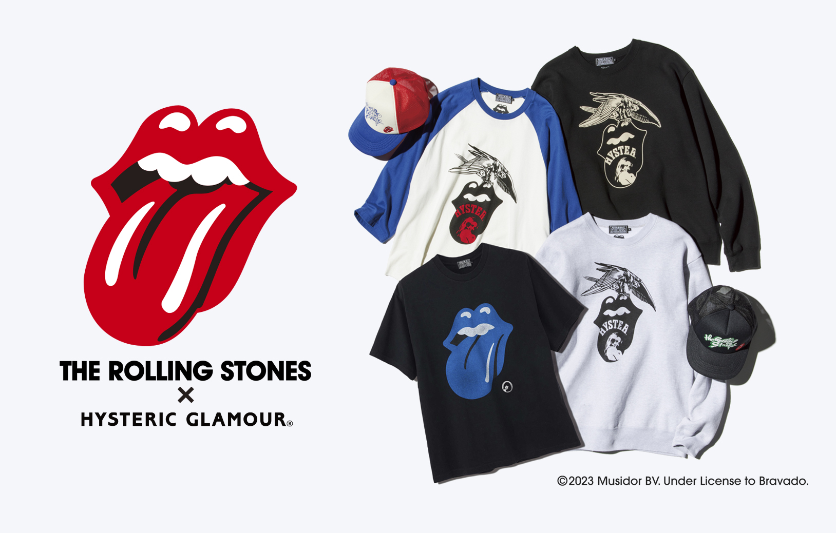 THE ROLLING STONES × HYSTERIC GLAMOUR | HYSTERIC GLAMOUR ONLINE