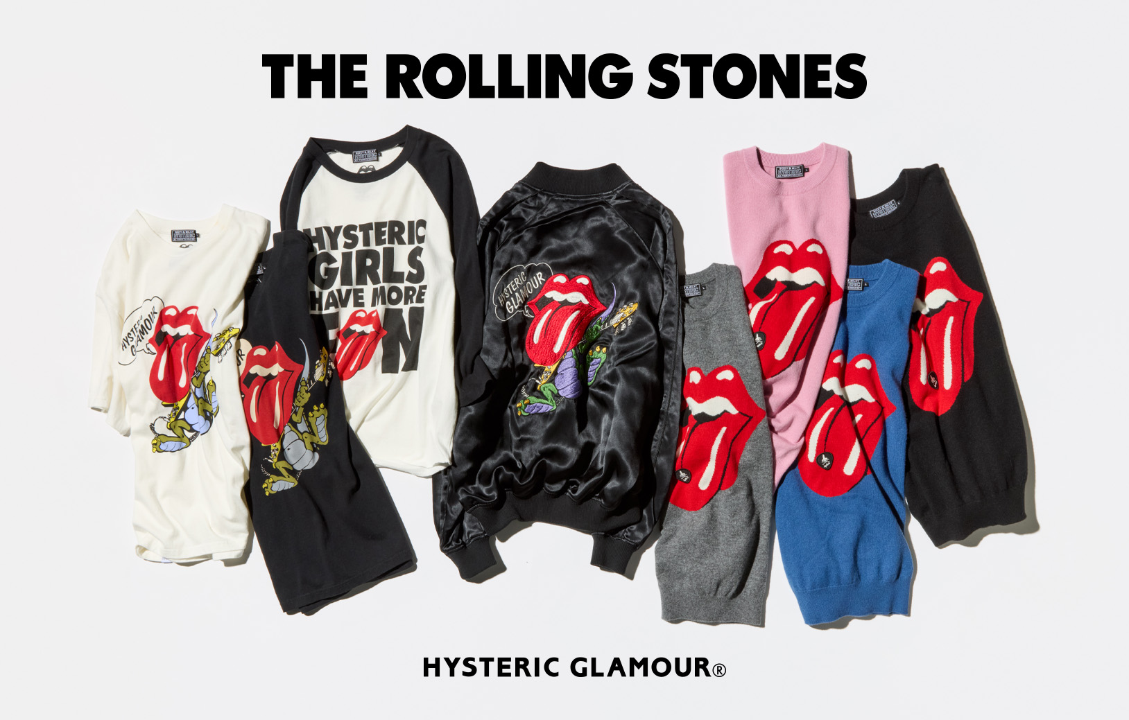 THE ROLLING STONES x HYSTERIC GLAMOUR | HYSTERIC GLAMOUR ONLINE