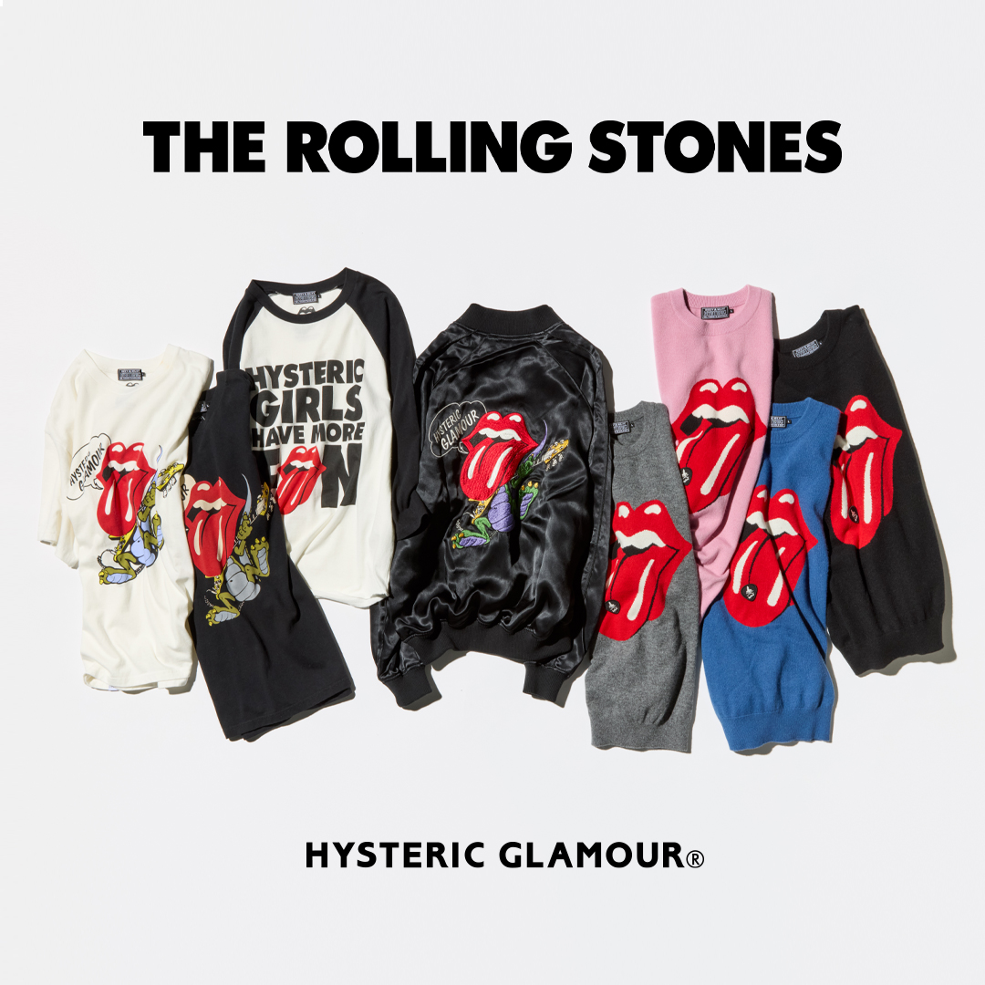 THE ROLLING STONES x HYSTERIC GLAMOUR | HYSTERIC GLAMOUR ONLINE