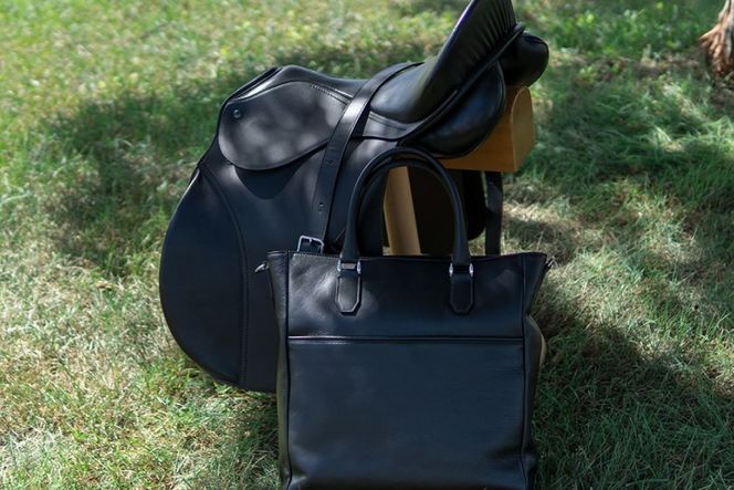 SOMES トートバッグ キャバレッティ （ブラック） CI-01 [ソメスサドル