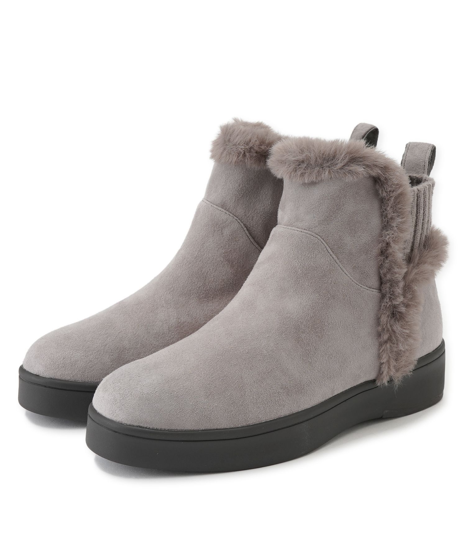 22.5～23.5cm】バックゴアボアショートブーツ|LANVIN COLLECTION