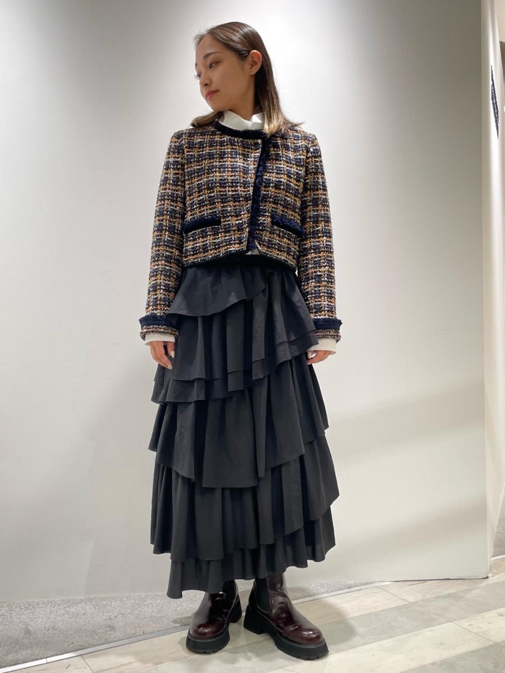 スタンドカラープルオーバーブラウス|LANVIN en Bleu | LANVIN en Bleu