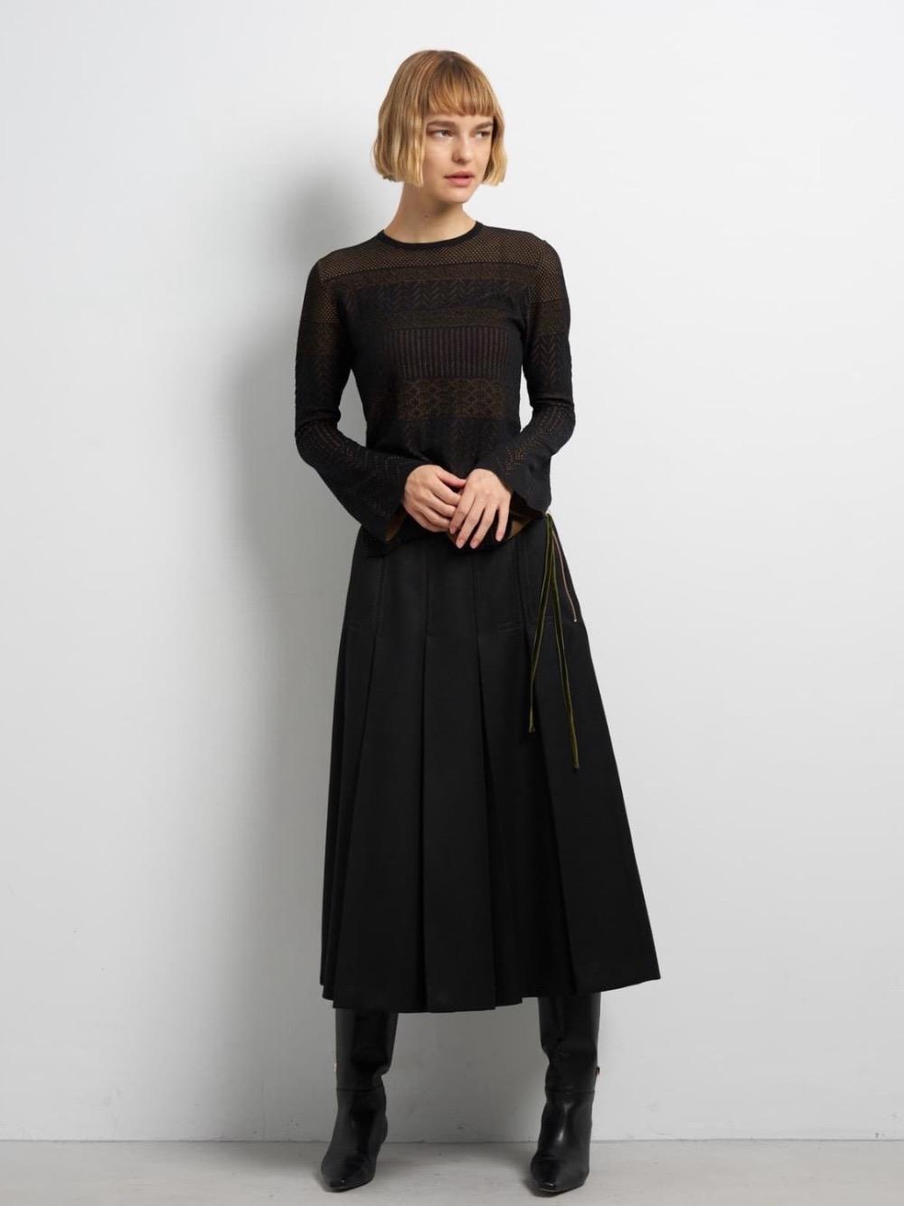 ニットレースワンピース|LANVIN en Bleu | LANVIN en Bleu | ランバン