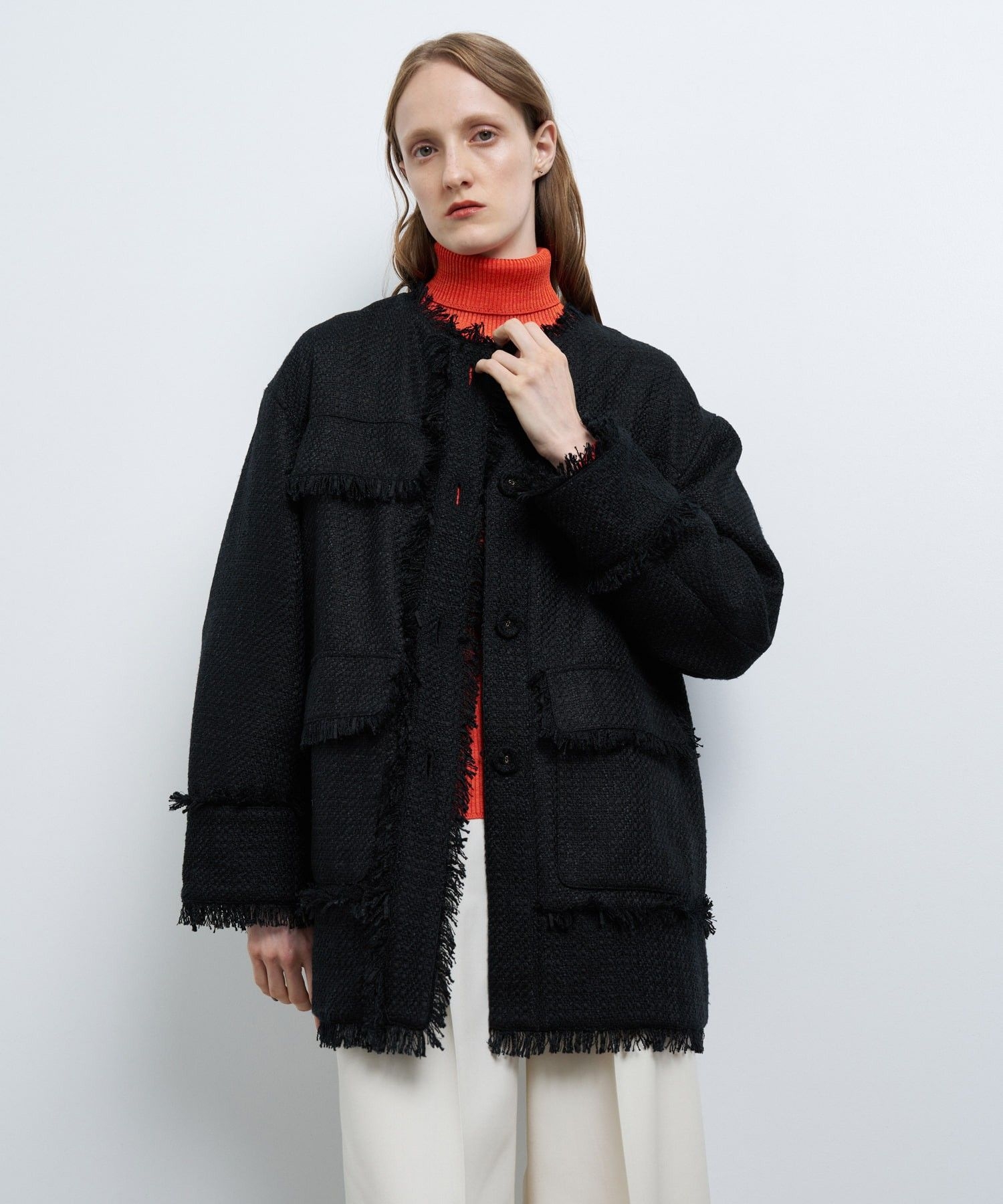 ファンシーツイードジャケット|LANVIN en Bleu | LANVIN en Bleu