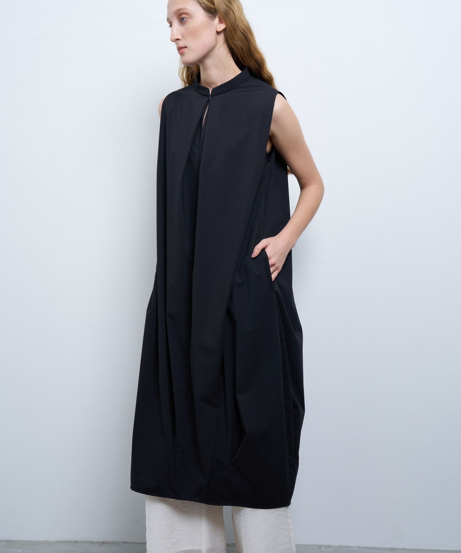 手洗い可】ソフトタイプライターコクーンワンピース|LANVIN en Bleu