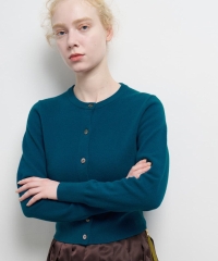 クルーネックニットカーディガン|LANVIN en Bleu | LANVIN en Bleu