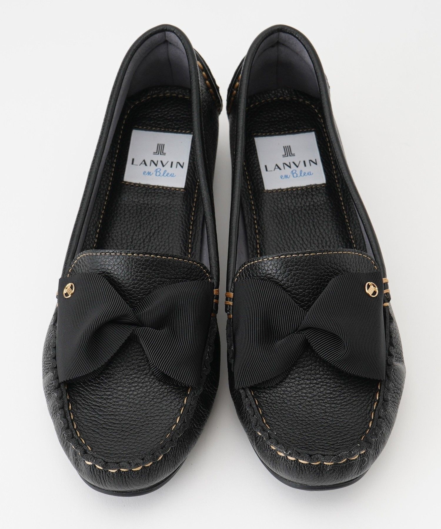 リボンモチーフソフトモカシン|LANVIN en Bleu | LANVIN en Bleu