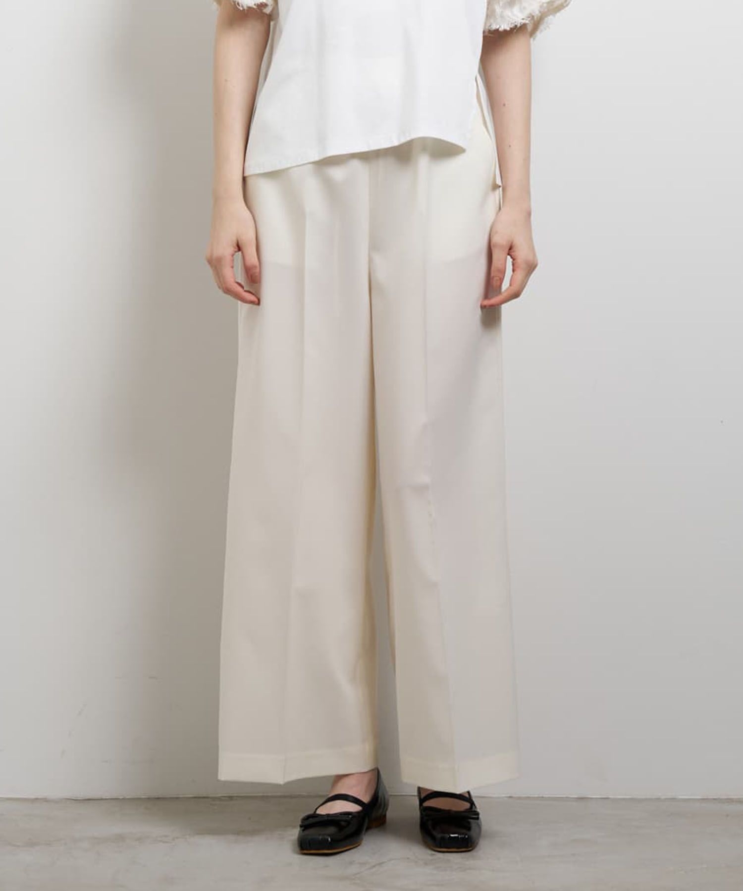 ドライポリエステルイージーパンツ|LANVIN en Bleu | LANVIN en Bleu