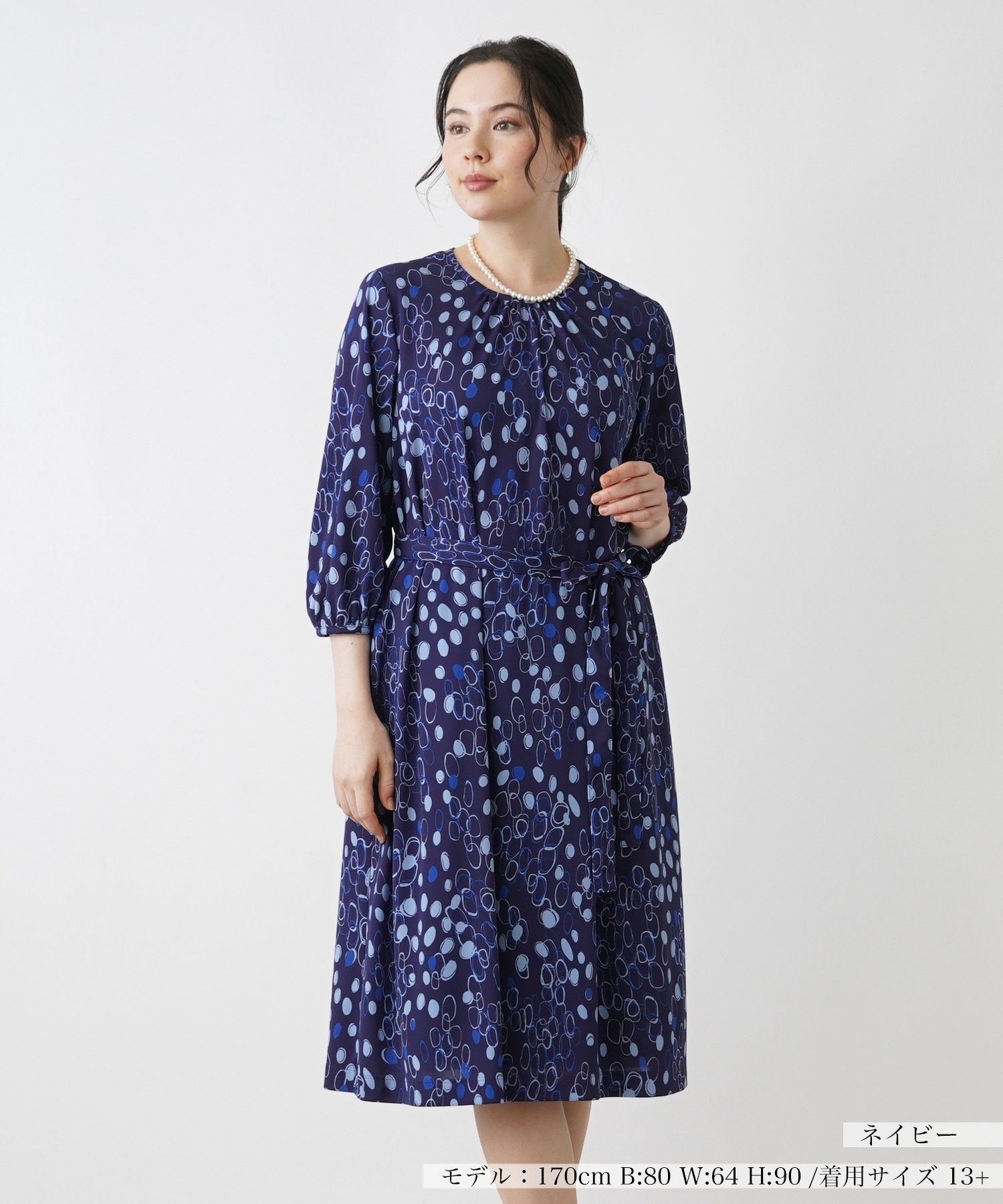 ワンピース【Leilian WHITE LABEL】|レリアン プラスハウス | レリアン