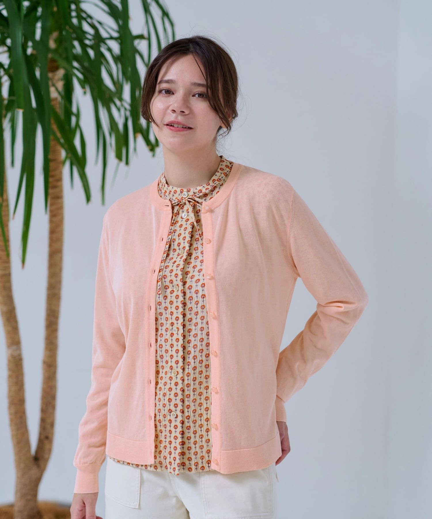 洗える カーディガン【セットアップ】|キャラ・オ・クルス | レリアン