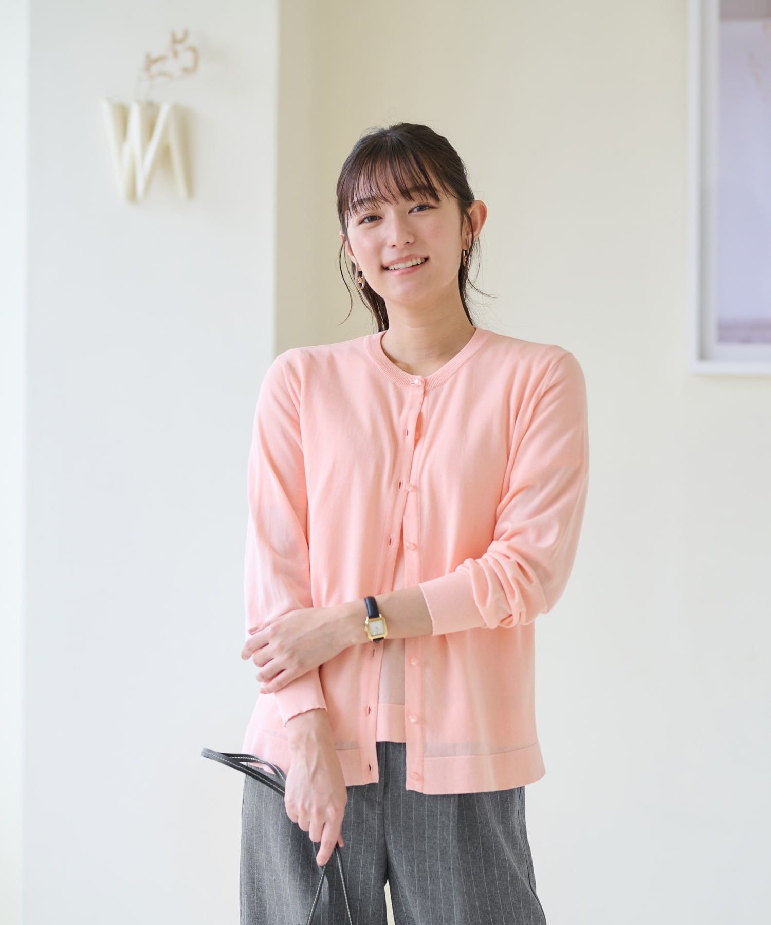 洗える カーディガン【セットアップ】|キャラ・オ・クルス | レリアン