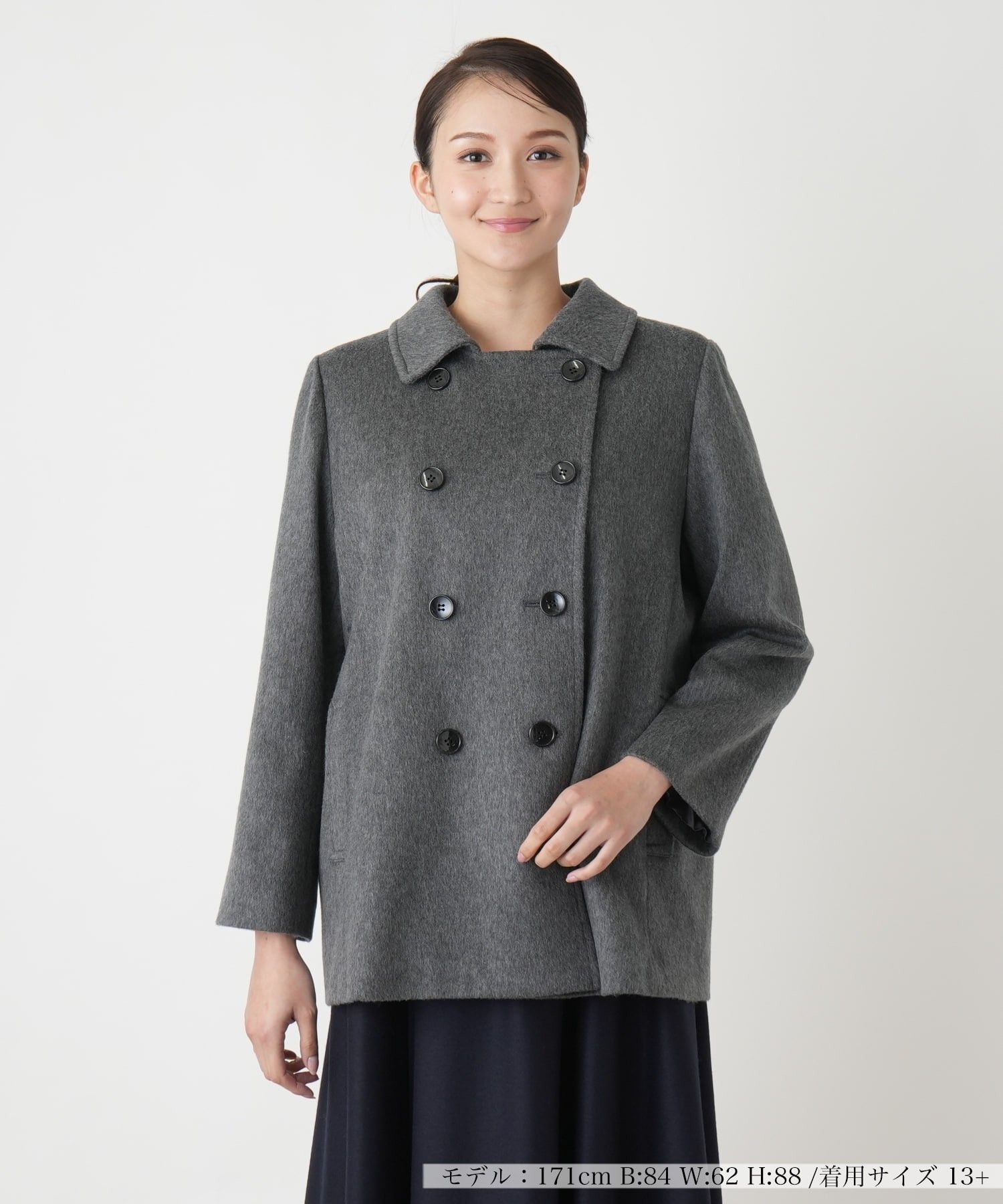 ショートコート【Leilian WHITE LABEL】|レリアン プラスハウス