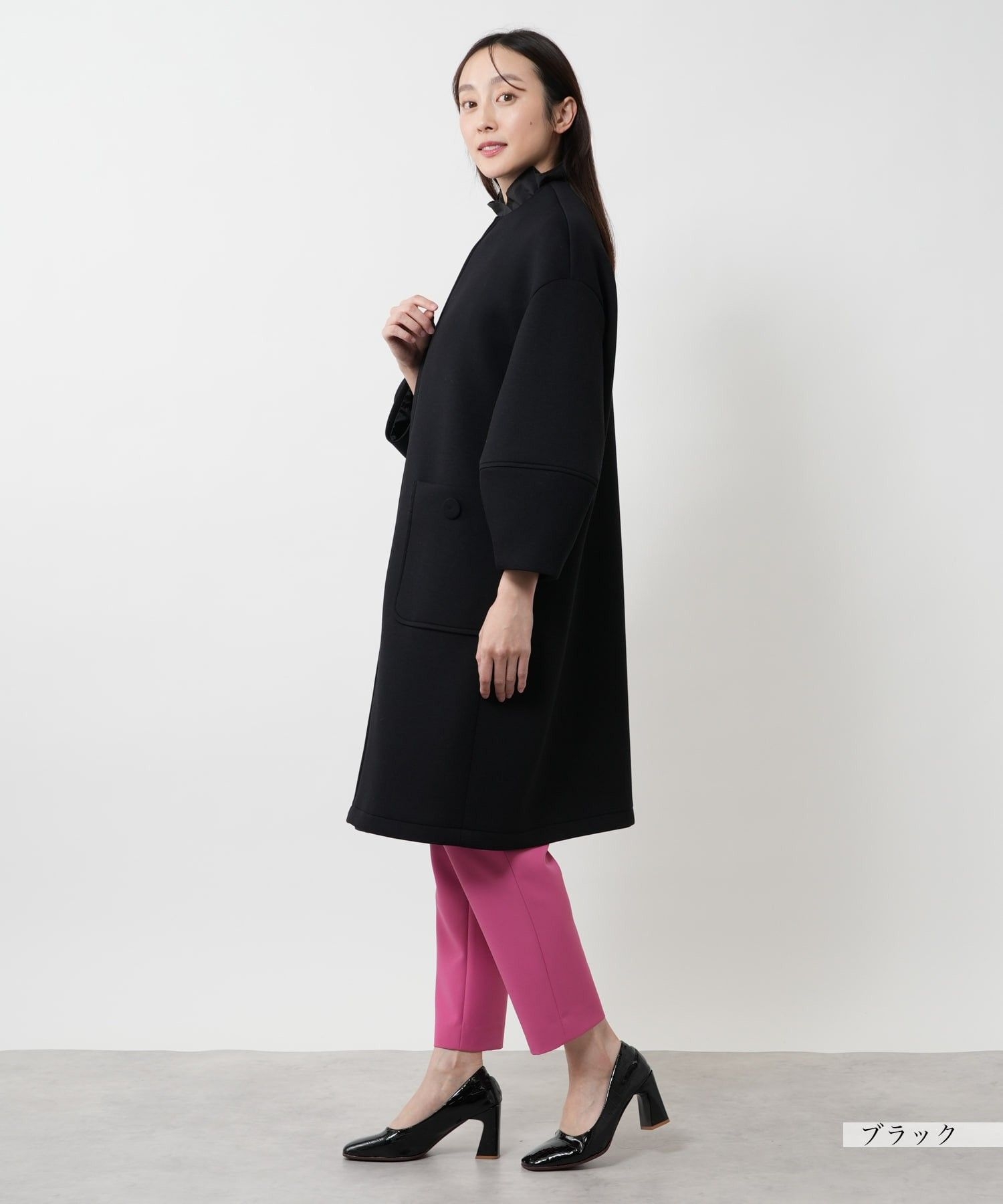 ノーカラーコート【NEMIKA】|ネミカ | レリアン公式オンラインストア