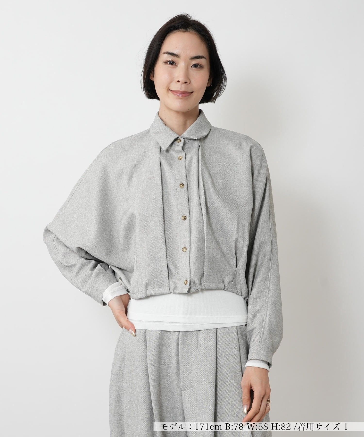 バルーンスリーブシャツジャケット【PASSIONE】|ネミカ | レリアン公式