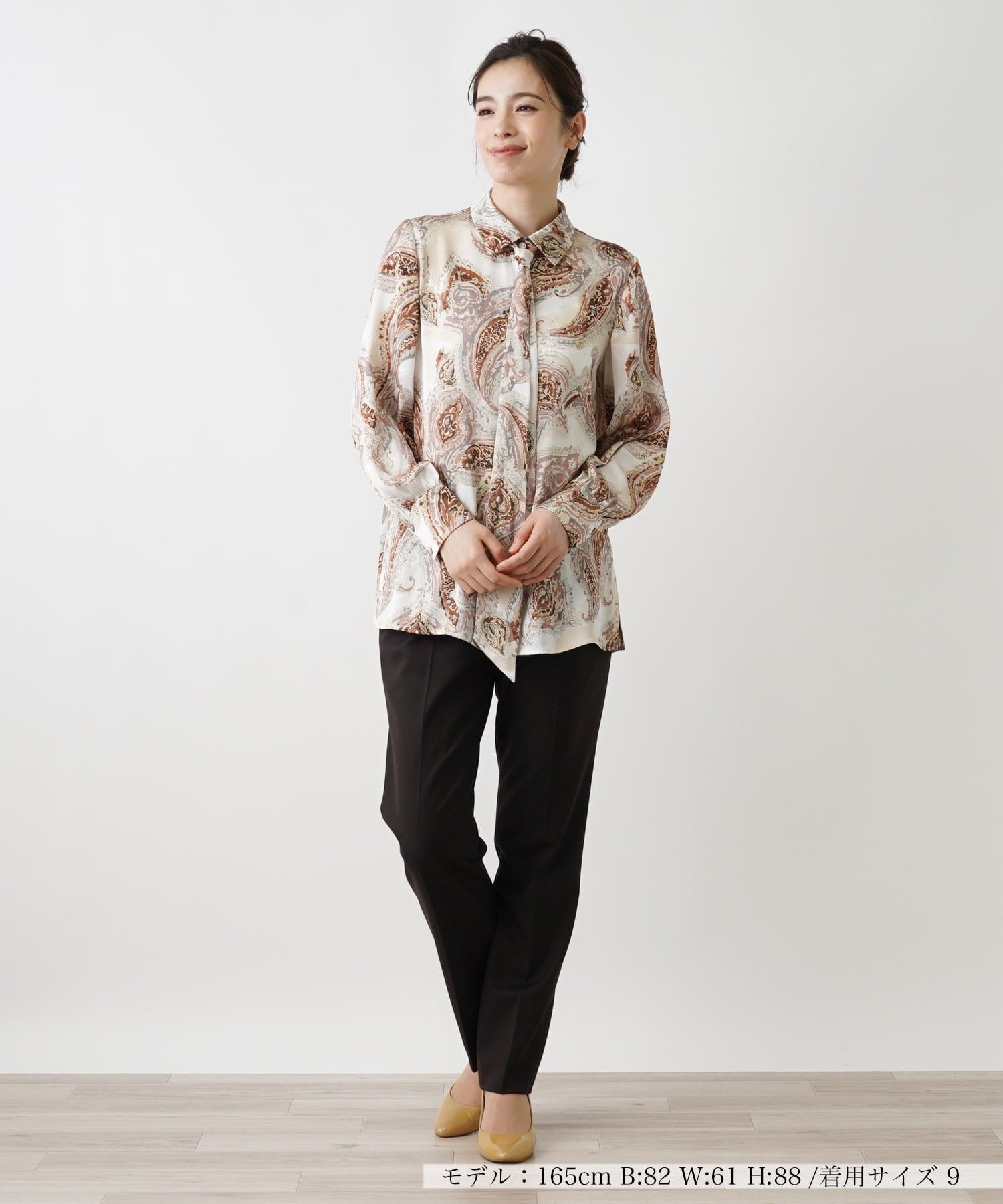 ペイズリーボウタイブラウス|レリアン | レリアン公式オンラインストア