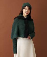ニットケープ【Leilian by Eriko Nakamura】|レリアン プラスハウス