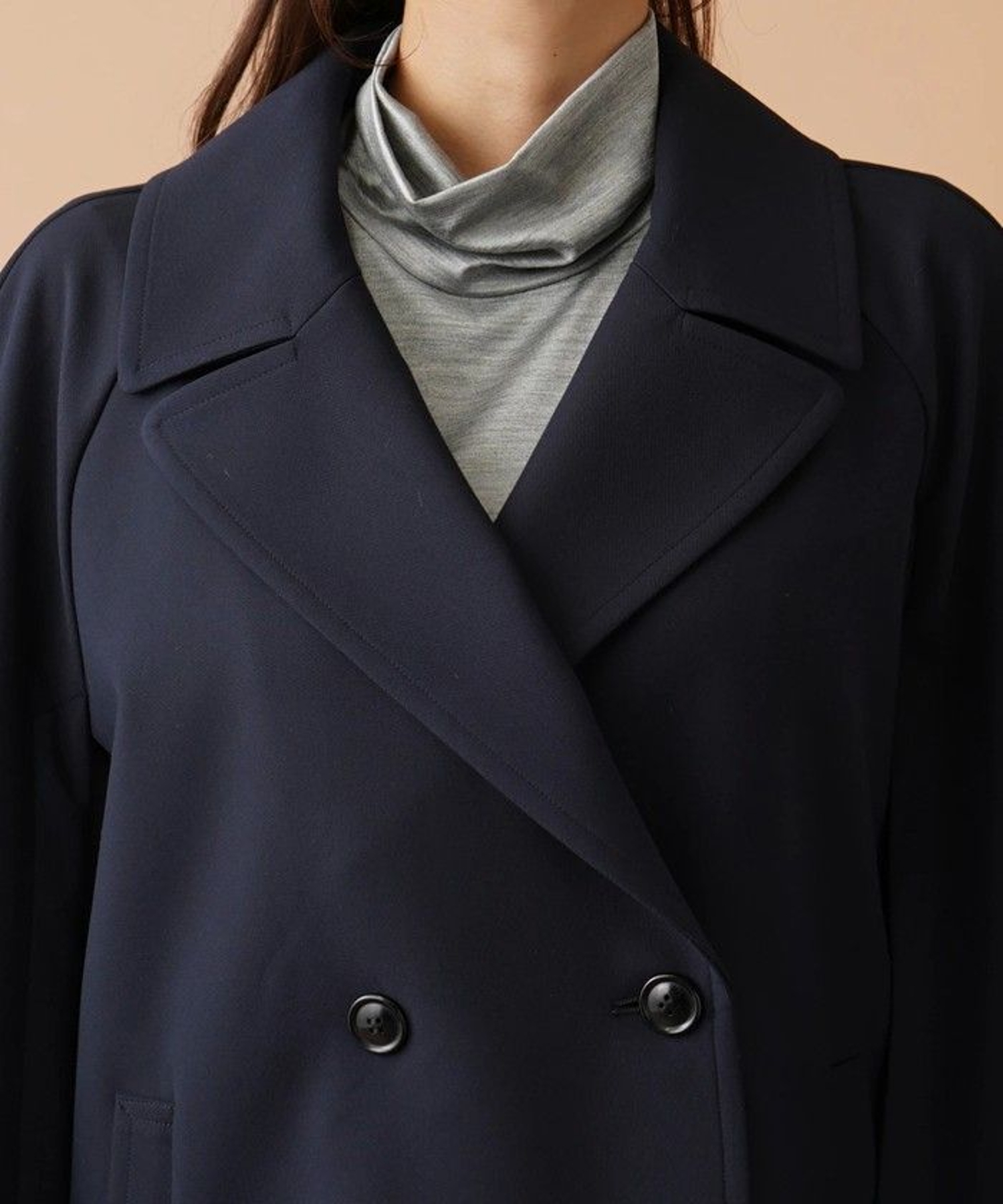 ケープ風ダブルジャケット|レリアン プラスハウス | レリアン公式