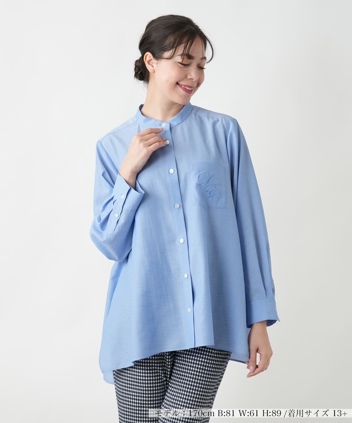 店舗人気】【ウォッシャブル】洗えるブラウス|レリアン プラスハウス