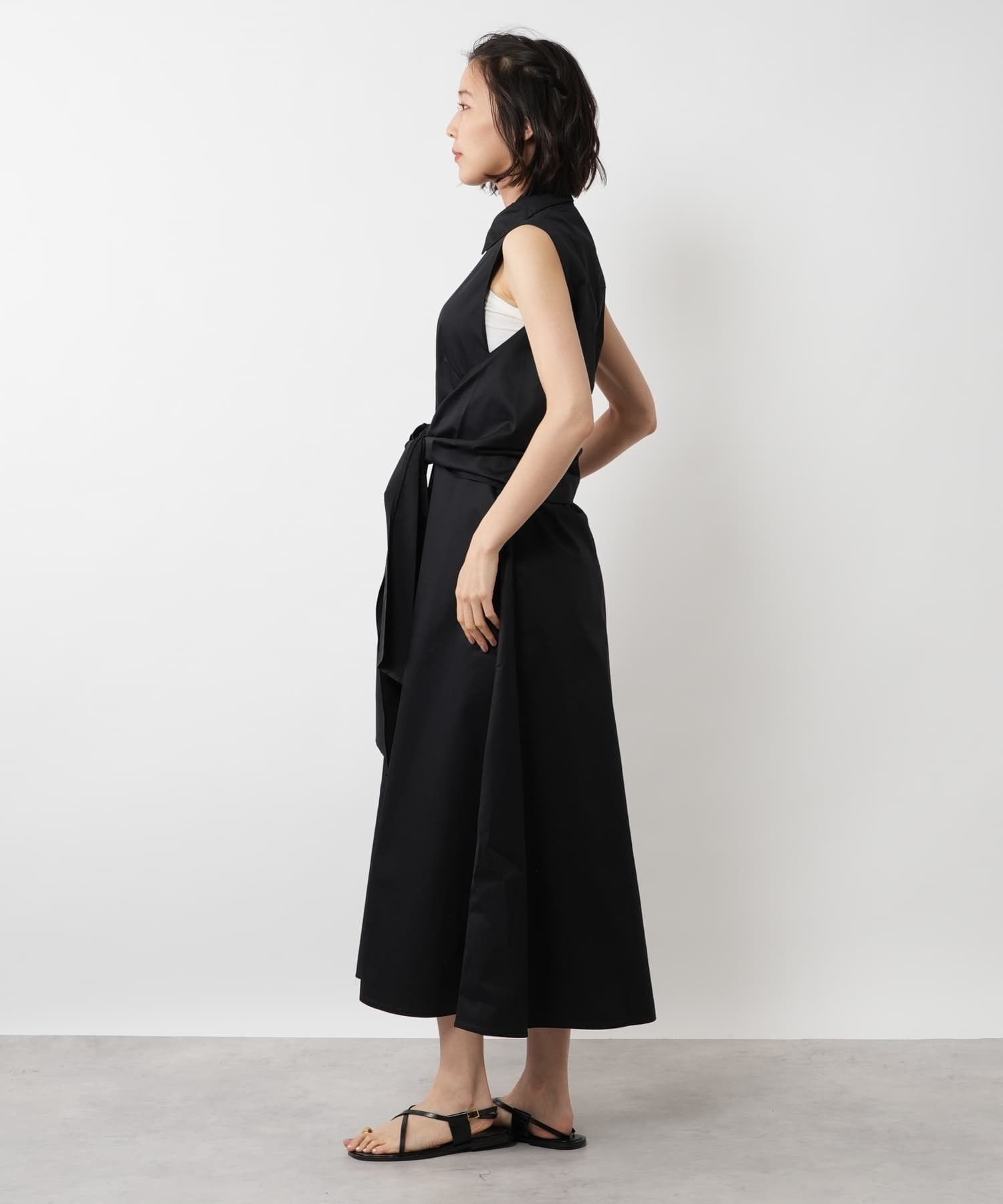 フロントリボンノースリーブワンピース【DEVOTION TWINS】|ネミカ