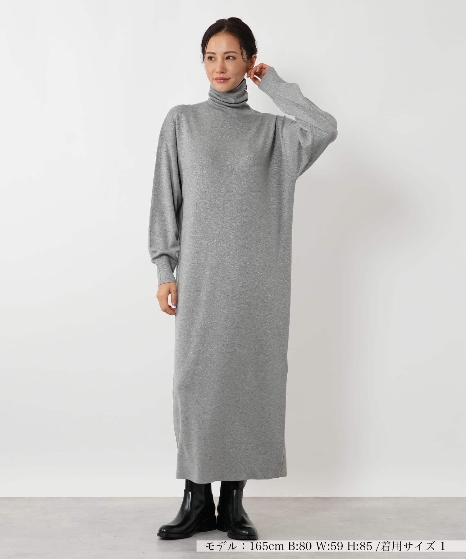 タートルネックニットワンピース【THREE DOTS】|ネミカ | レリアン公式