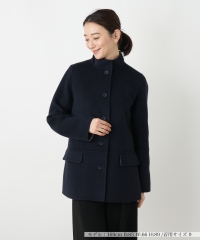 カシミヤスタンドカラーショートコート|レリアン | レリアン公式