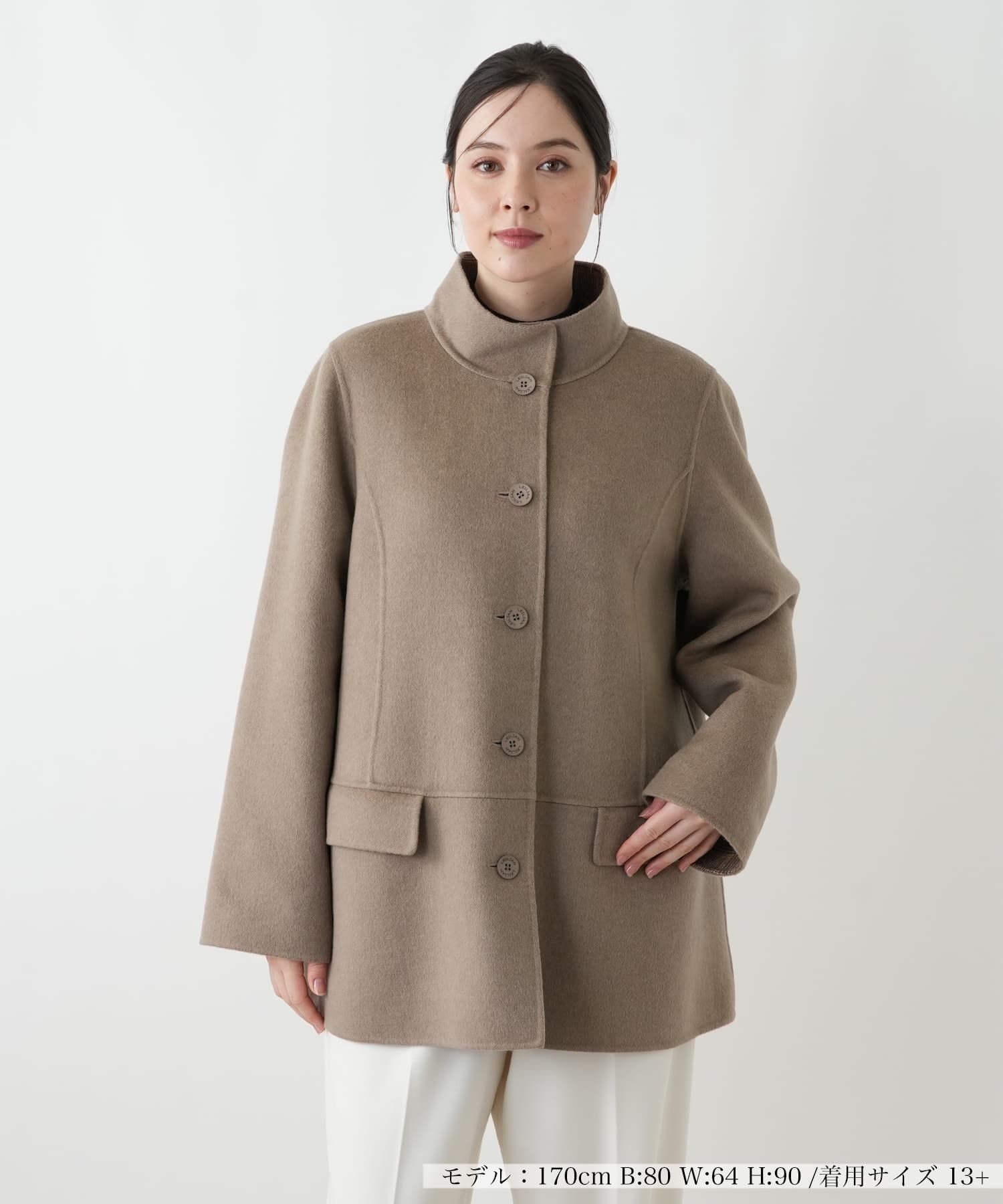 店舗人気】コート【深喜毛織】|レリアン プラスハウス | レリアン公式