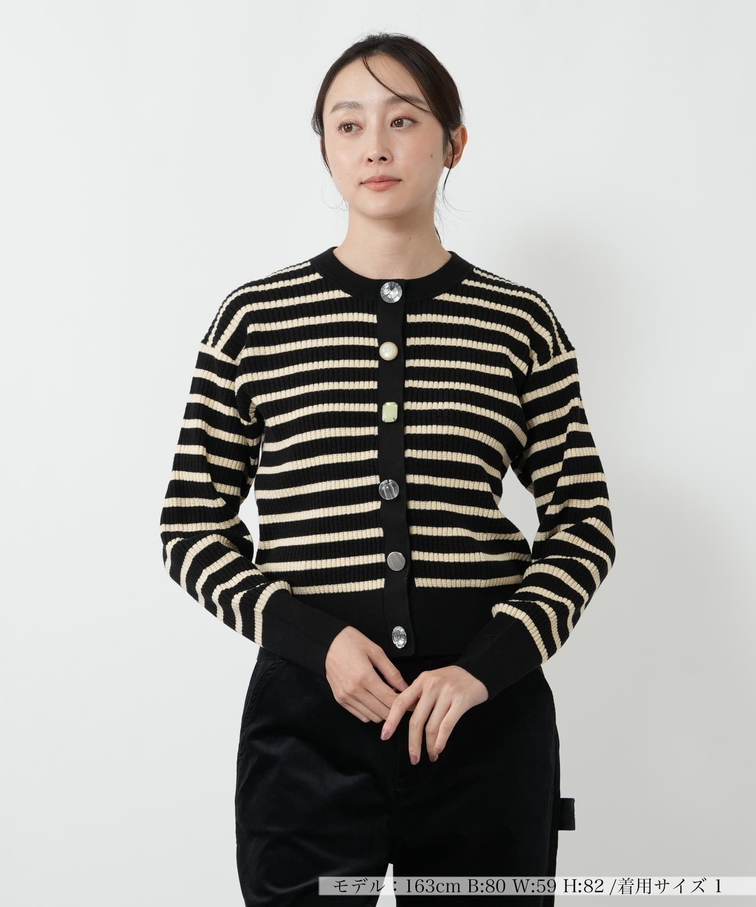 ビジューニットカーディガン【torrazzo donna】|ネミカ | レリアン公式