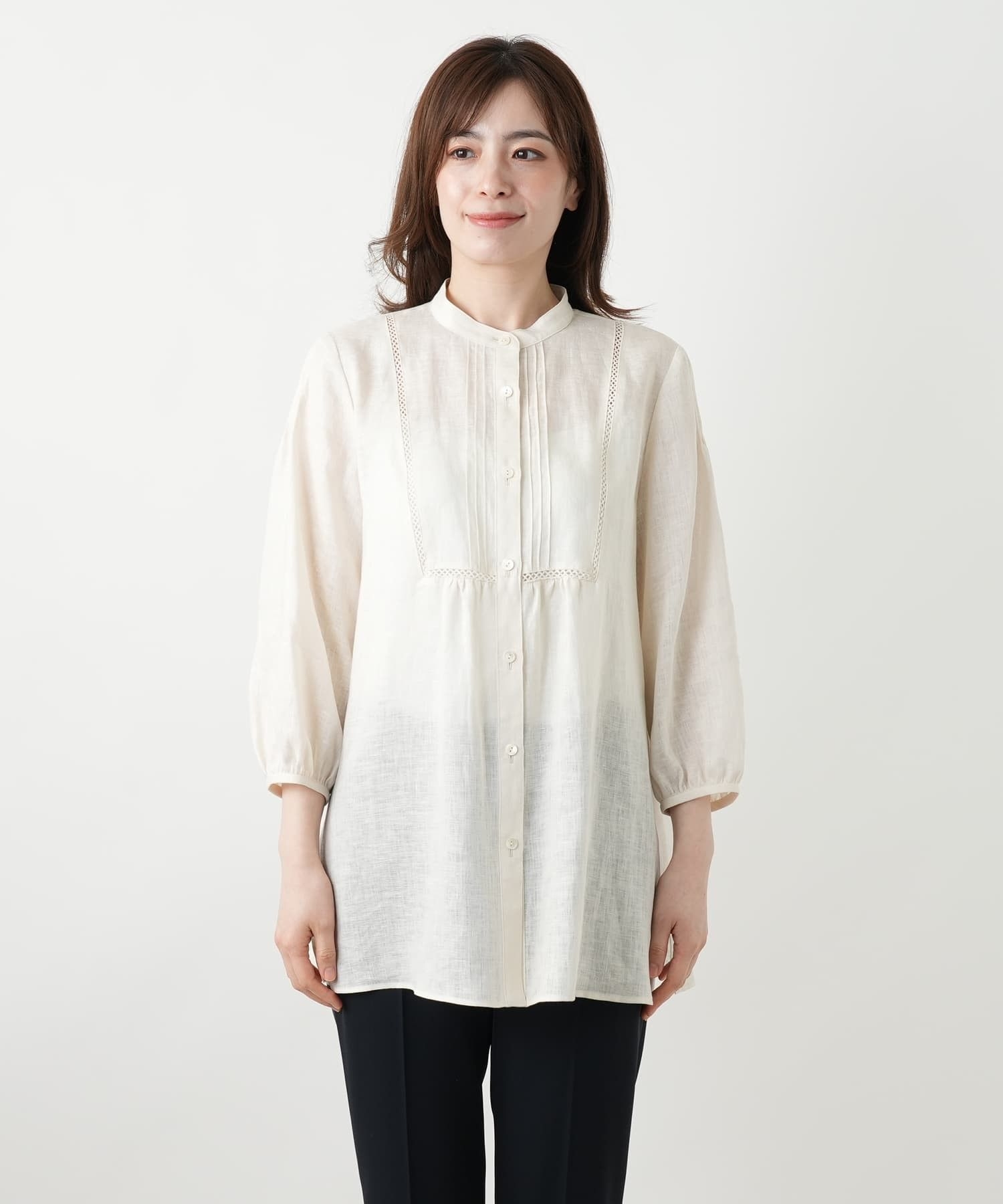 バンドカラーブラウス|レリアン | レリアン公式オンラインストア