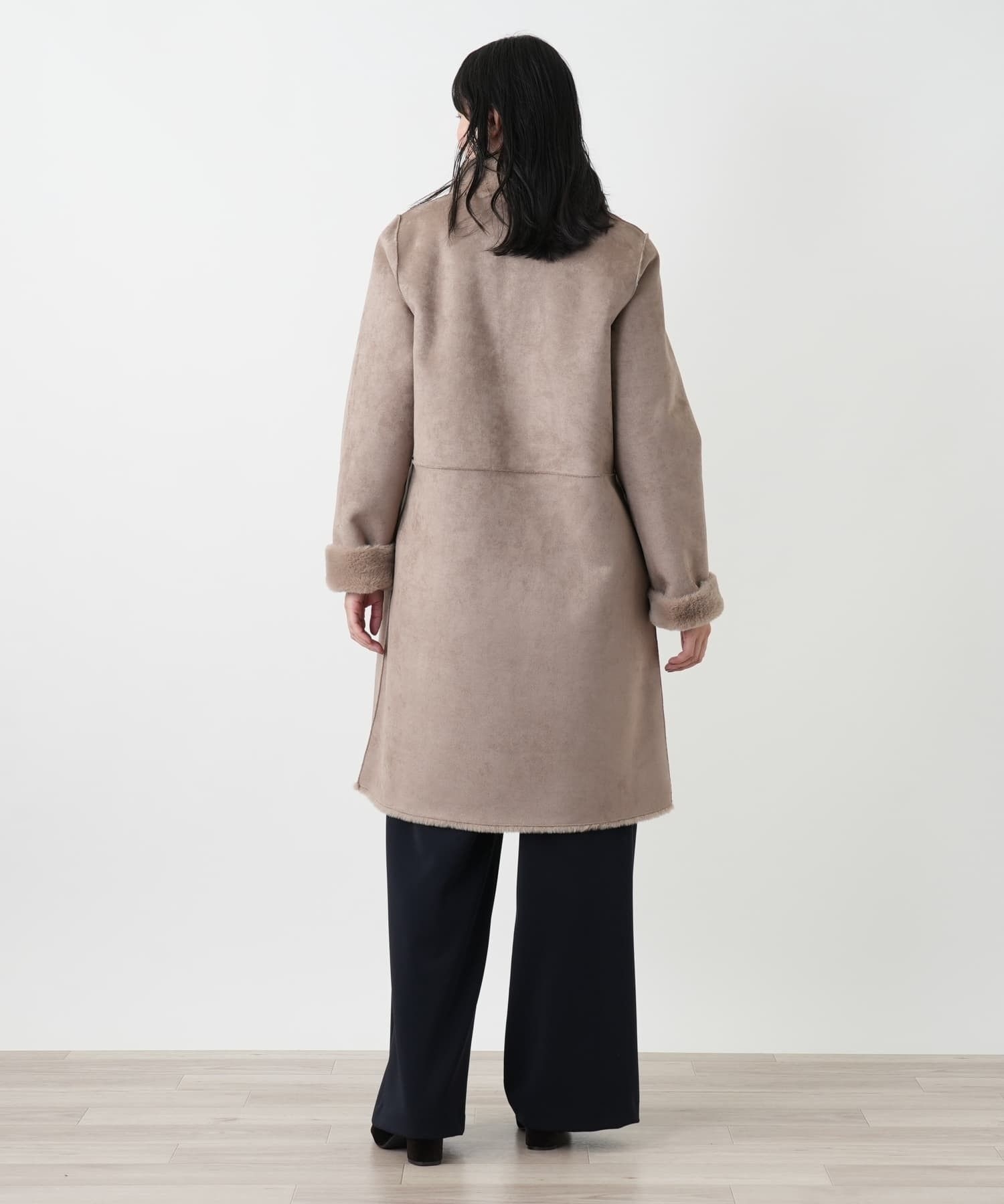 スタンドカラーコート【Leilian WHITE LABEL】|レリアン | レリアン