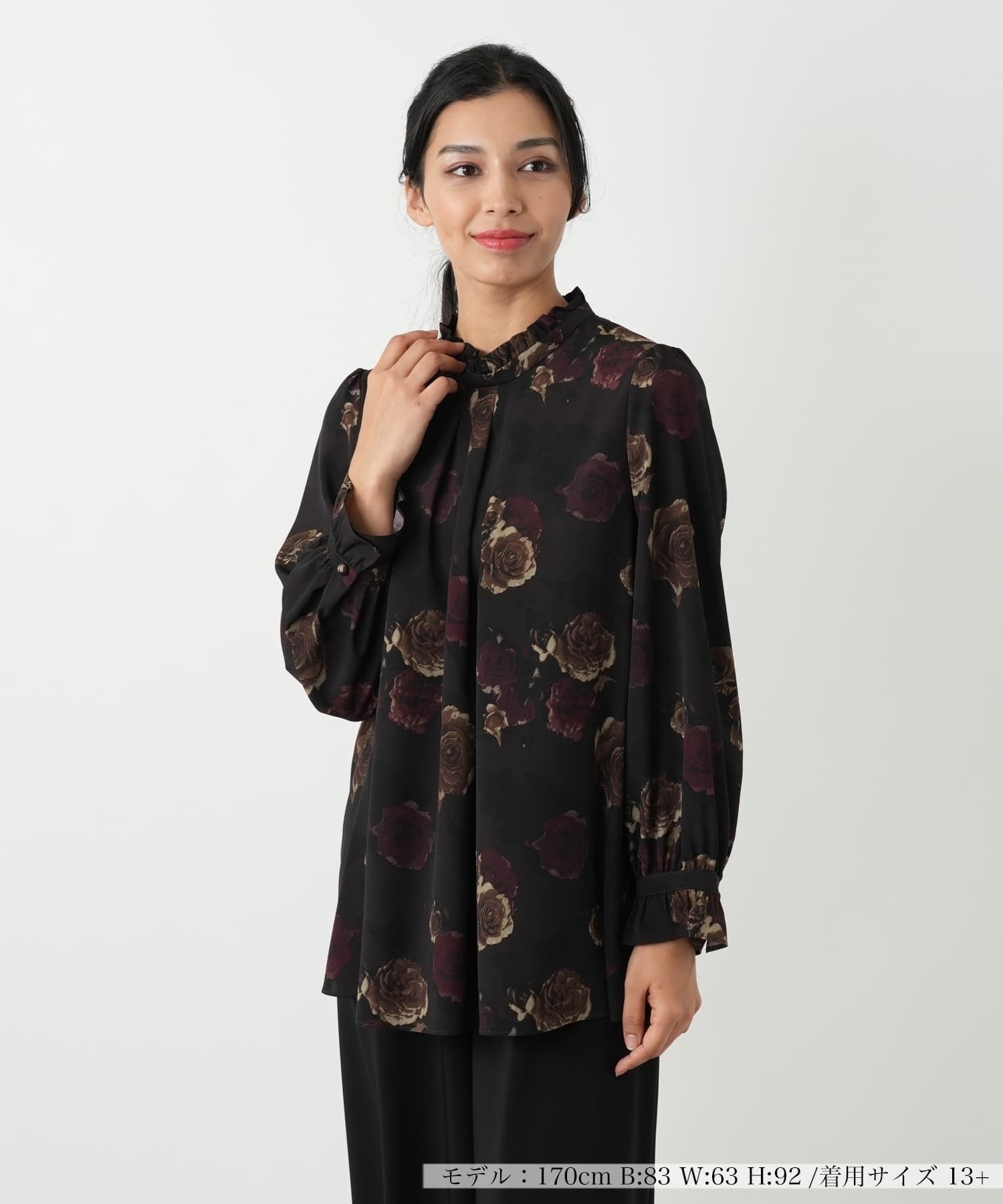 ウォッシャブル】ブラウス【ROCHAS Premiere】|レリアン プラスハウス