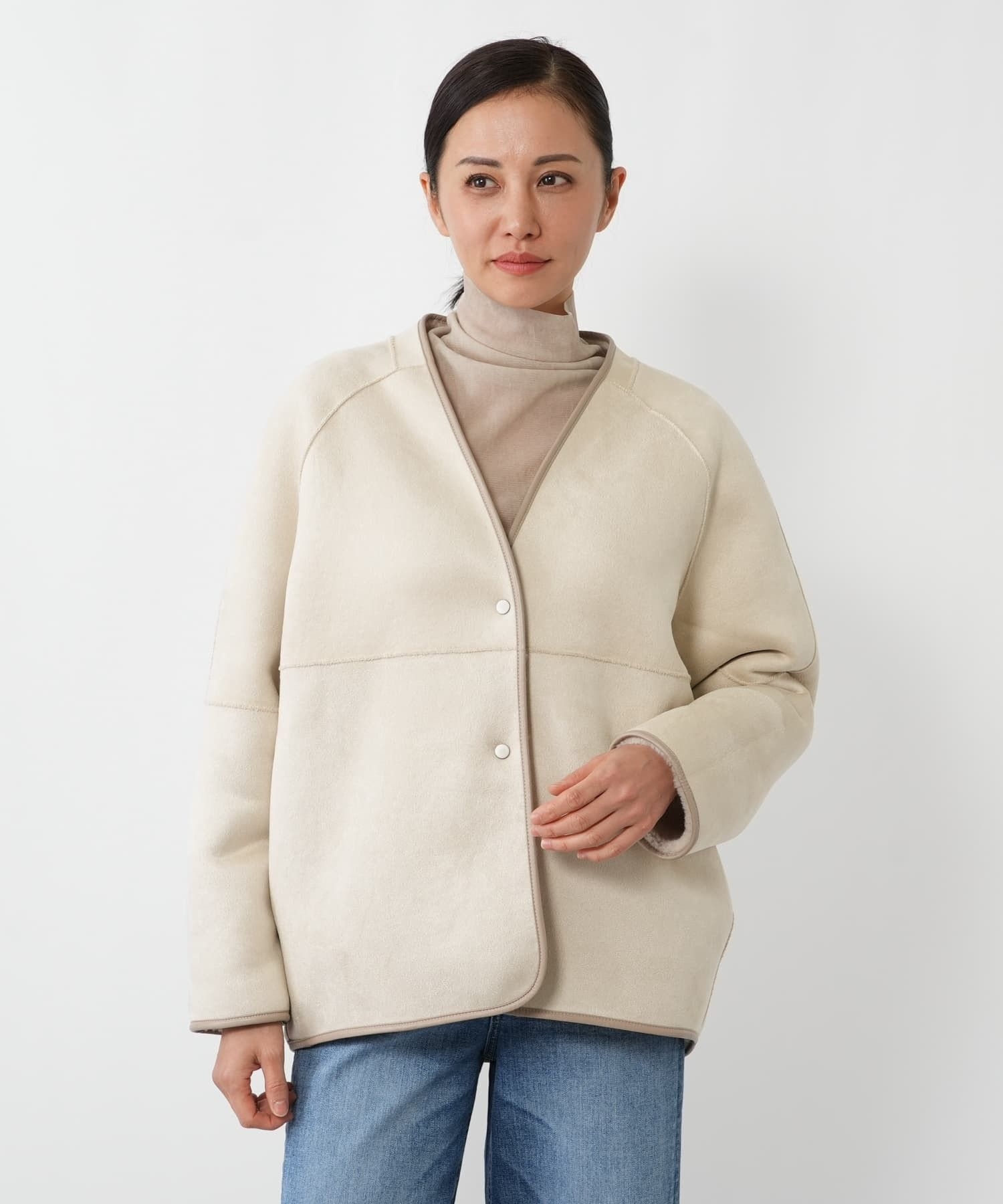 リバーシブルボアジャケット【PASSIONE】|ネミカ | レリアン公式